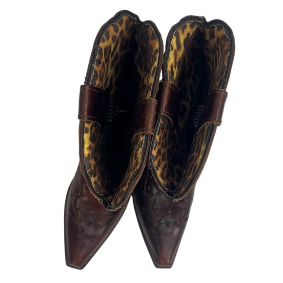 9.5 LAREDO Women’s Leather Studded Western Boots - Picture 5 of 8